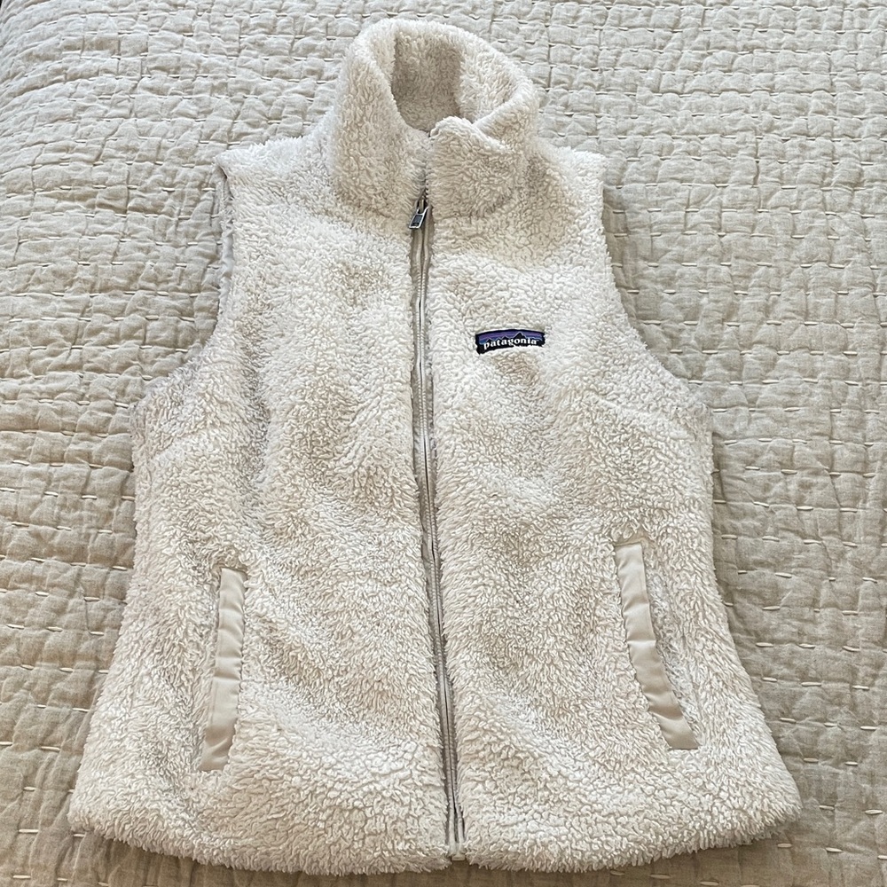 Patagonia Off-White Fleece Vest